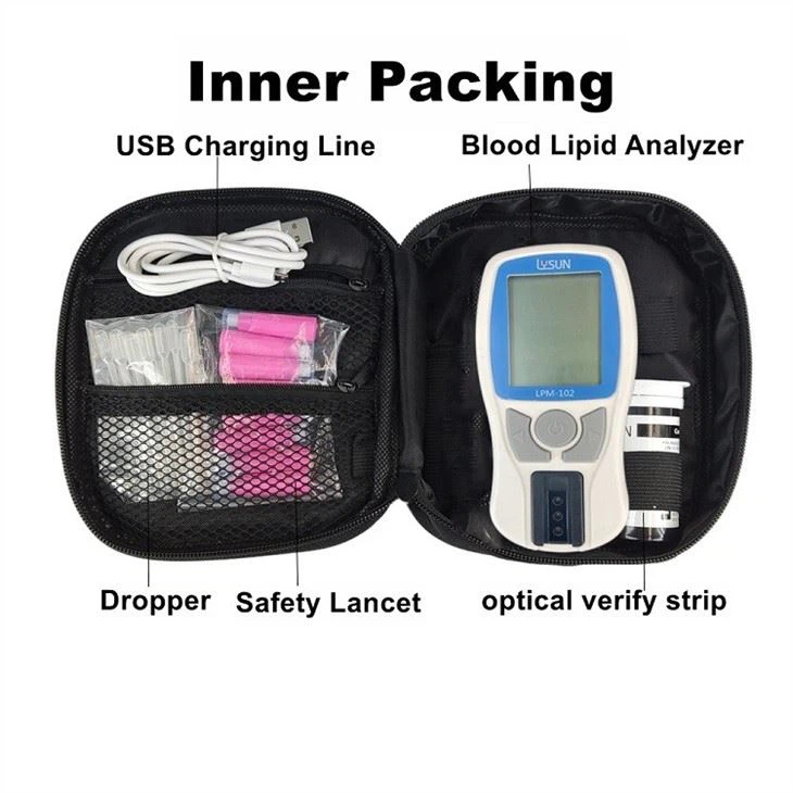Best Quality Triple-in-one Lipid Monitor HDL LDL Triglycerides Cholesterol