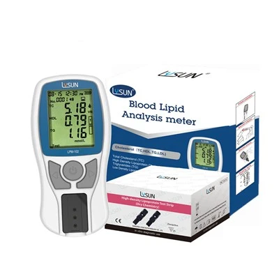 Vysoko nákladovo efektívny analyzátor suchej biochémie 7 v 1 merač cholesterolu Merač kyseliny močovej