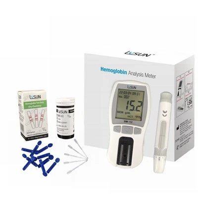 BHM-102 analyzátor hemoglobínu HCT s 25 ks testovacích prúžkov na meranie hemoglobínu